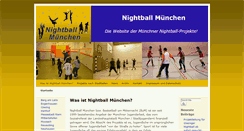 Desktop Screenshot of nightball-muenchen.de