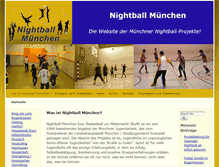 Tablet Screenshot of nightball-muenchen.de